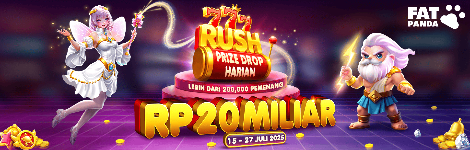 FAT PANDA - 777 RUSH PRIZE DROPS	